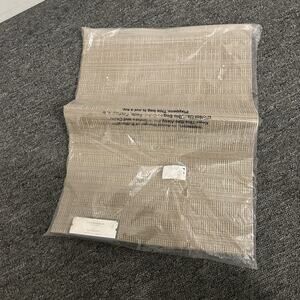 Lot of 8 Threshold Vinyl Woven Placemats Brown Tableware Decor Set